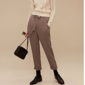WILFRED Aritzia Allant Pant in Brown